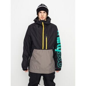 ThirtyTwo Men’s Black Teal Light Anorak Snowboard Jacket